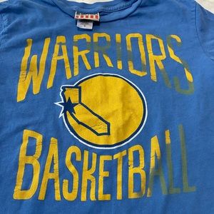 Junk food size 5 kids warriors basketball t-shirt